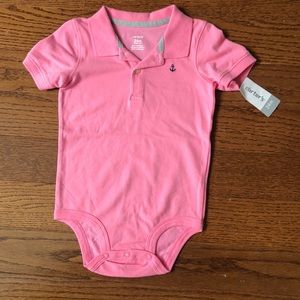 New Baby Boy Onesie Polo   **bundle: 3 for $20